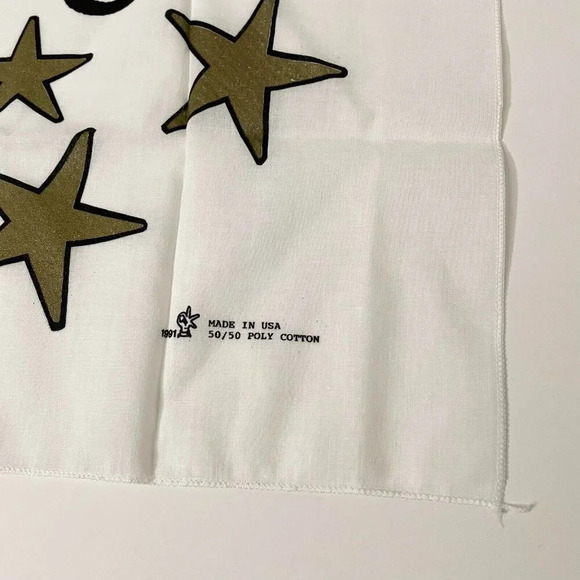 Vtg 1991 Elvis Presley Legends Concert Bandana Las Vegas Imperial Palace Flaws - Picture 6 of 16